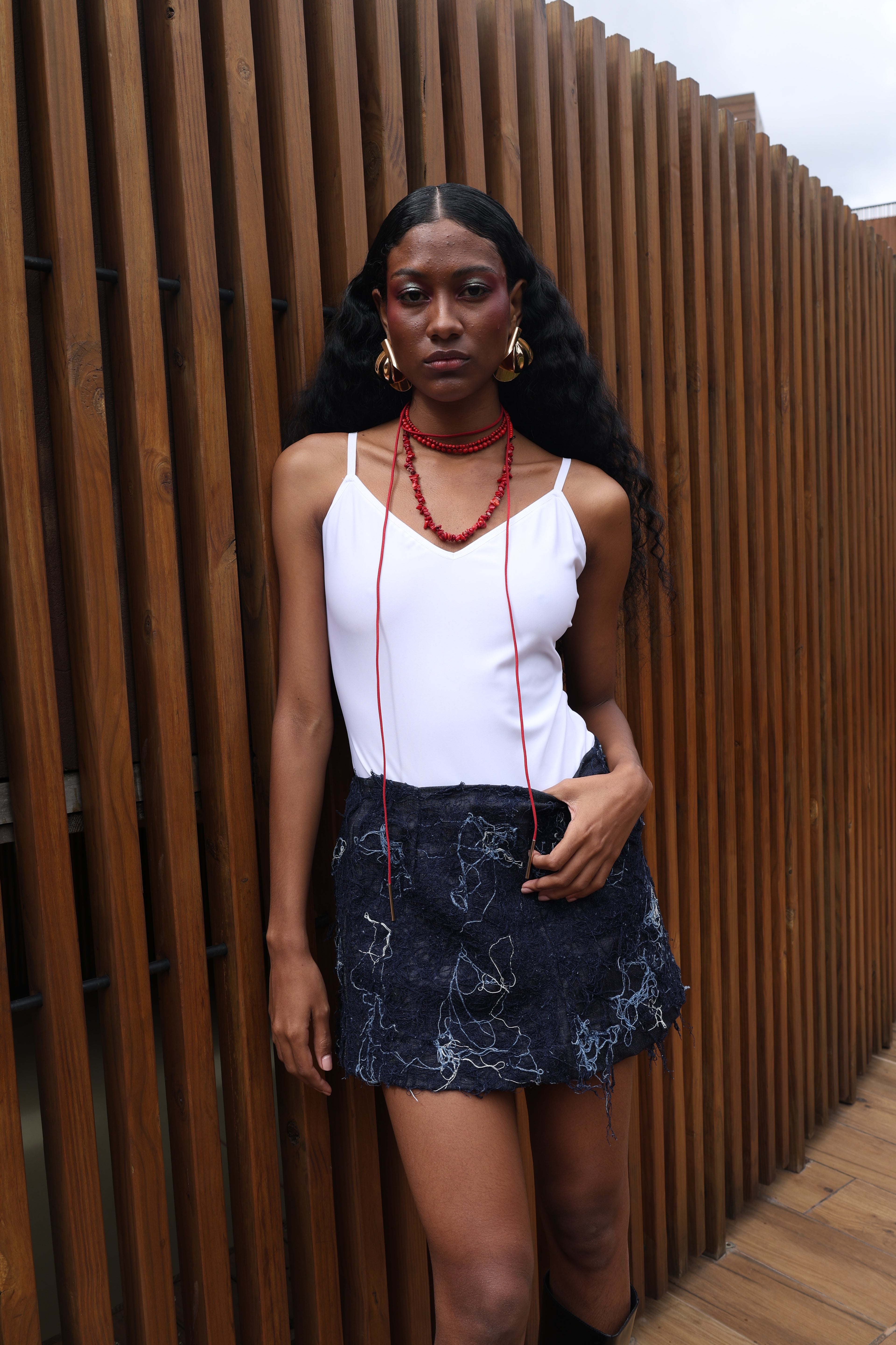Mini skirt pelos