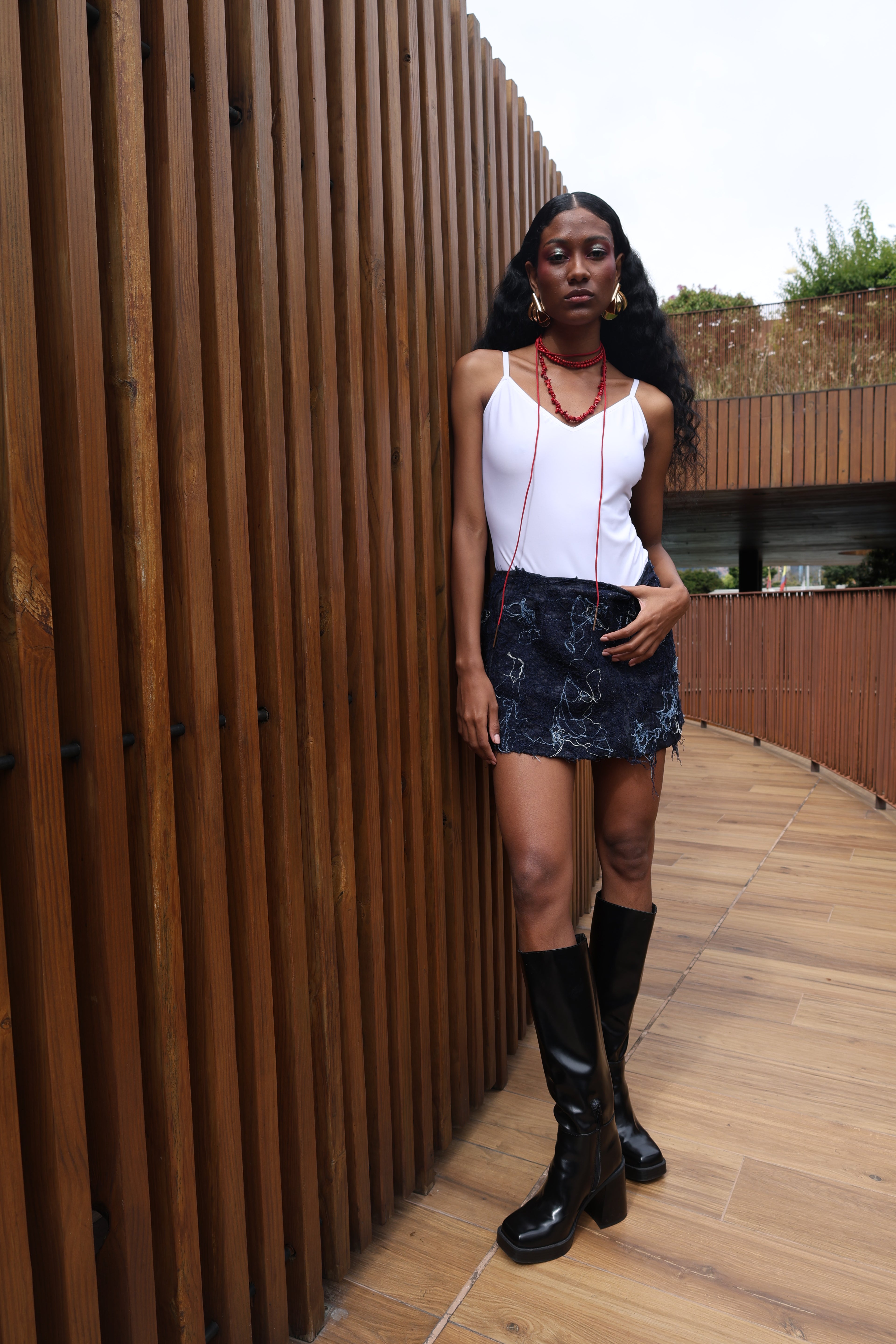 Mini skirt pelos