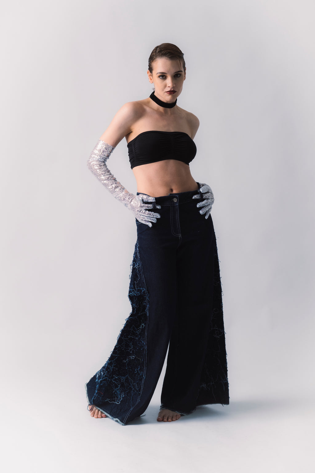 Triangl Denim Pelos Pants. (PRE ORDER)