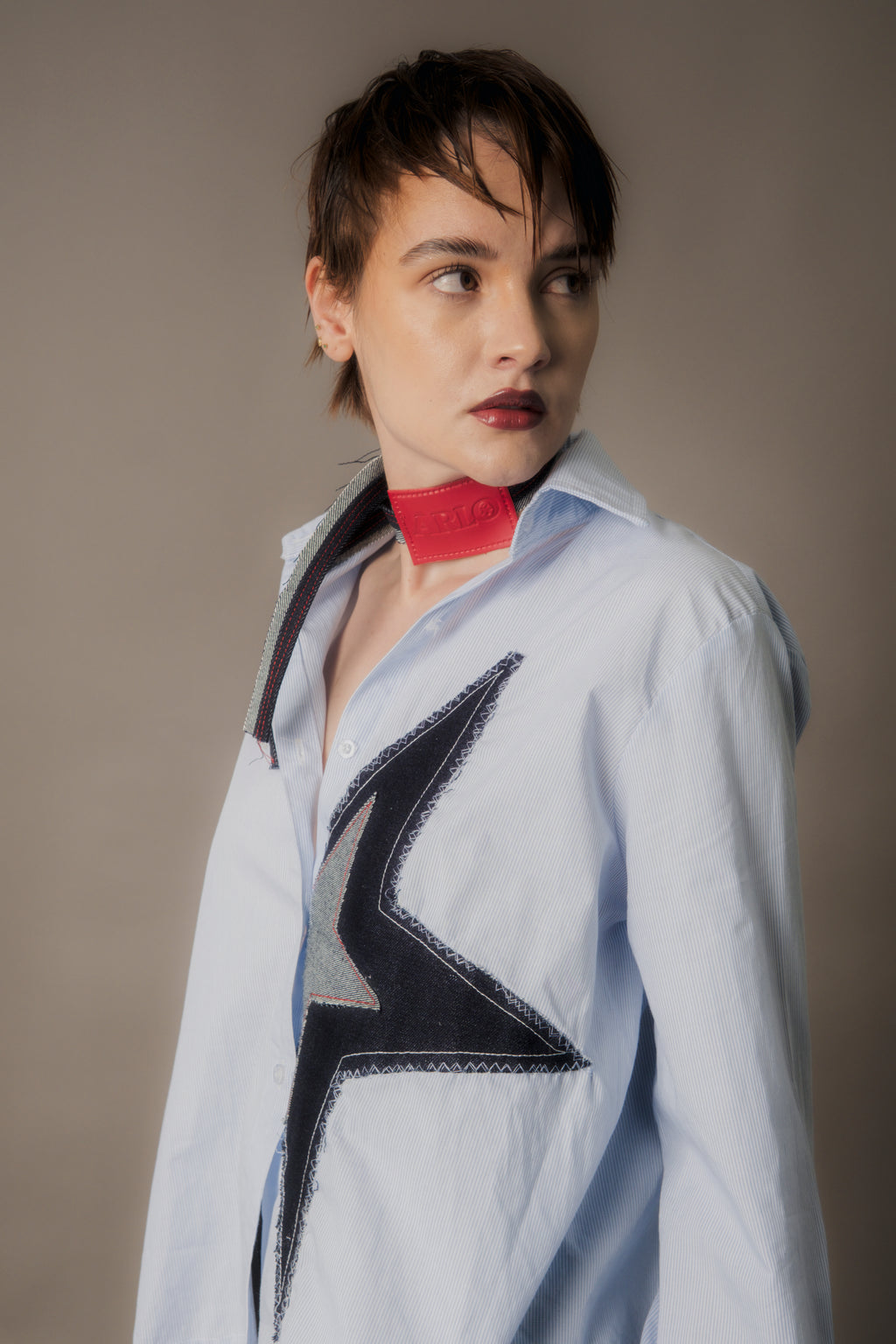 Star girl baseball shirt-azul (PRE ORDER)