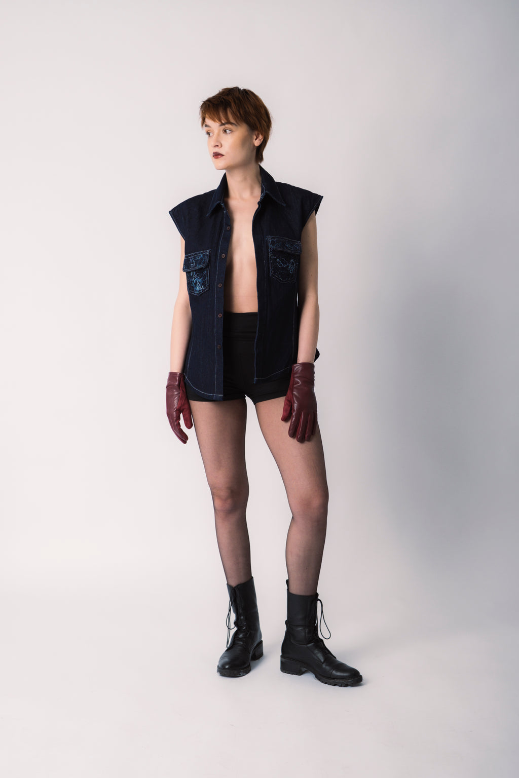 Fringe Pelos Pocket Vest