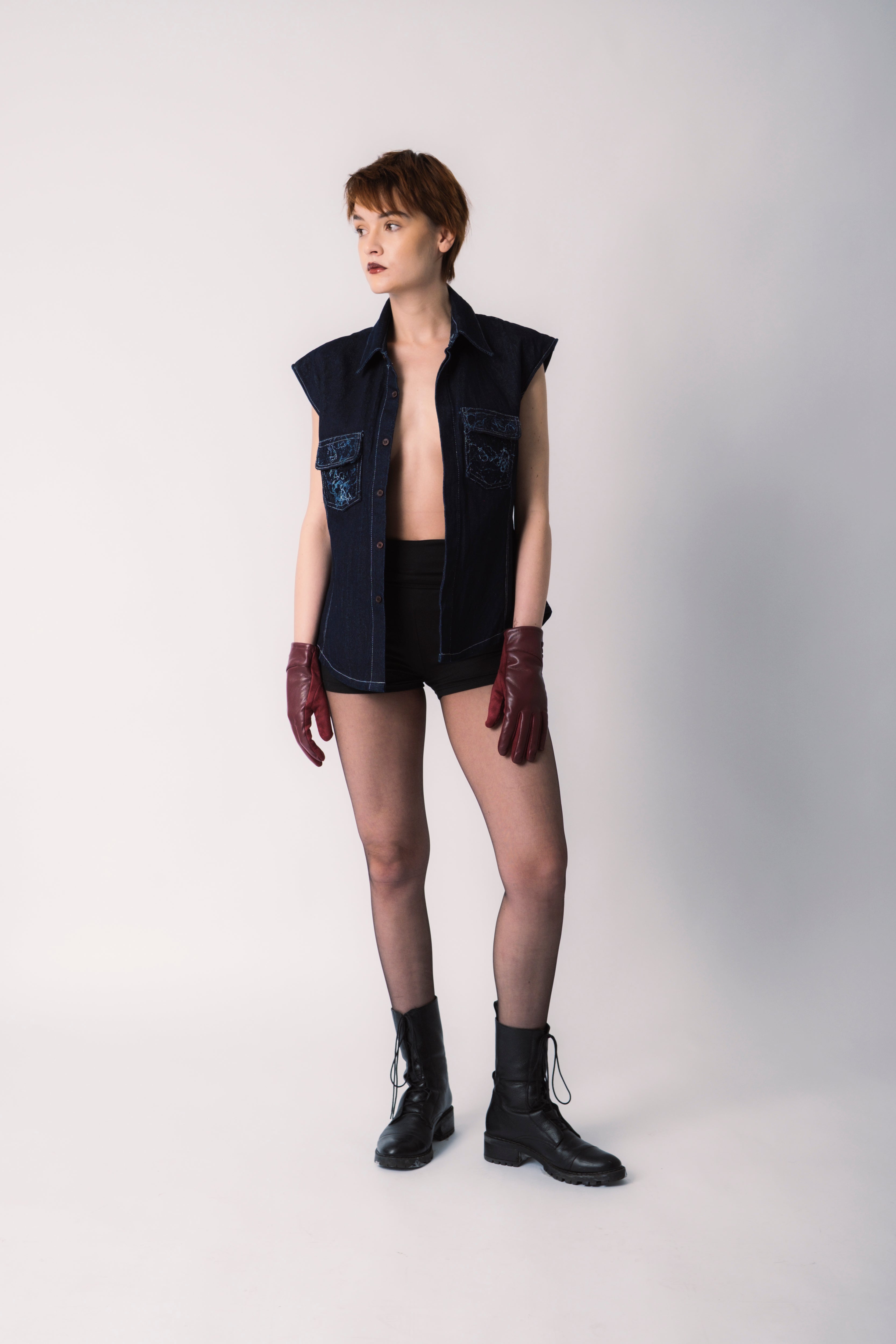 Fringe Pelos Pocket Vest