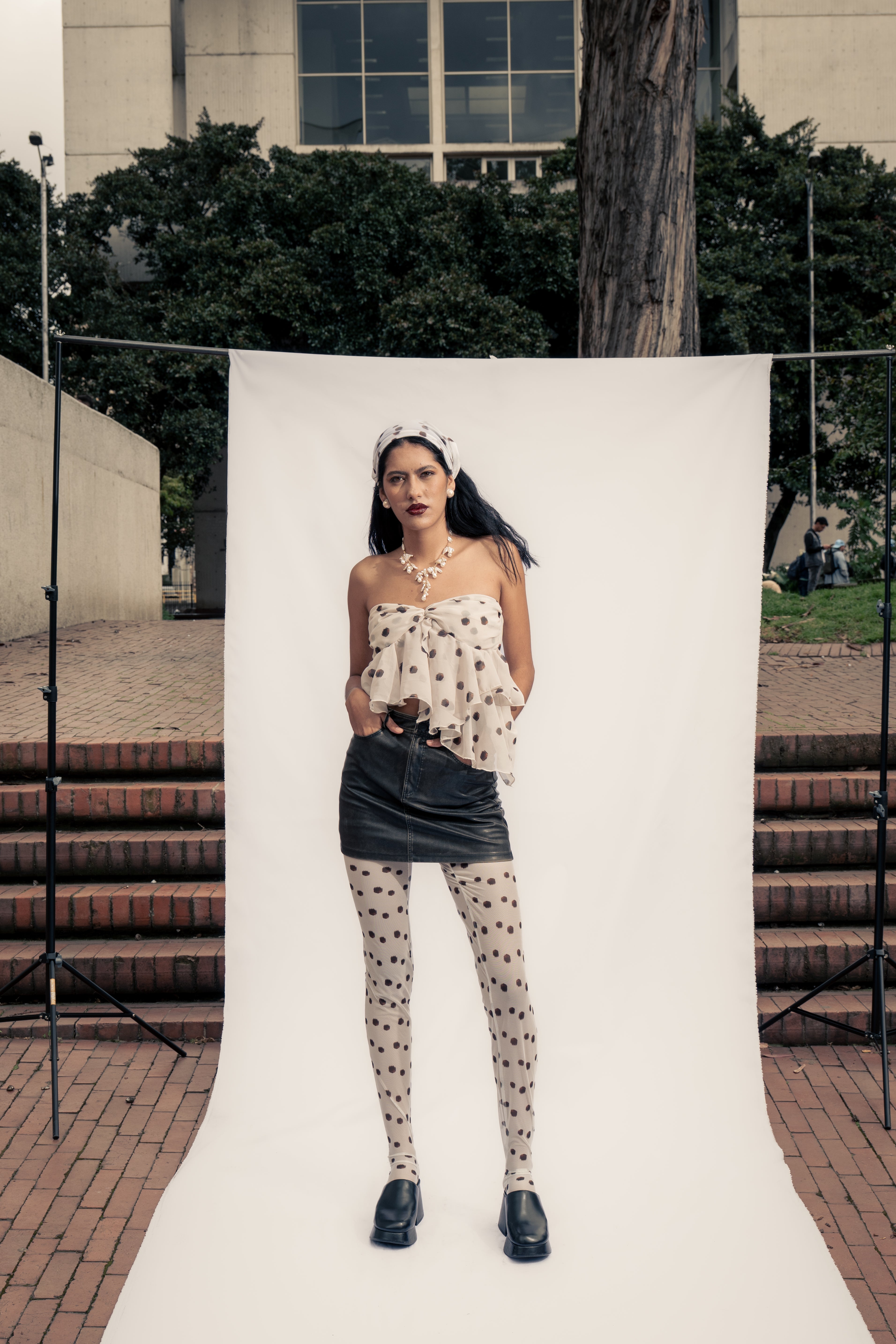 Muuse cow print top