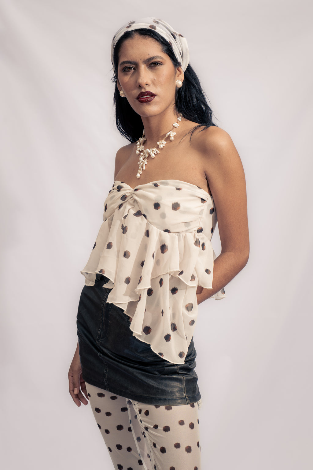Muuse cow print top