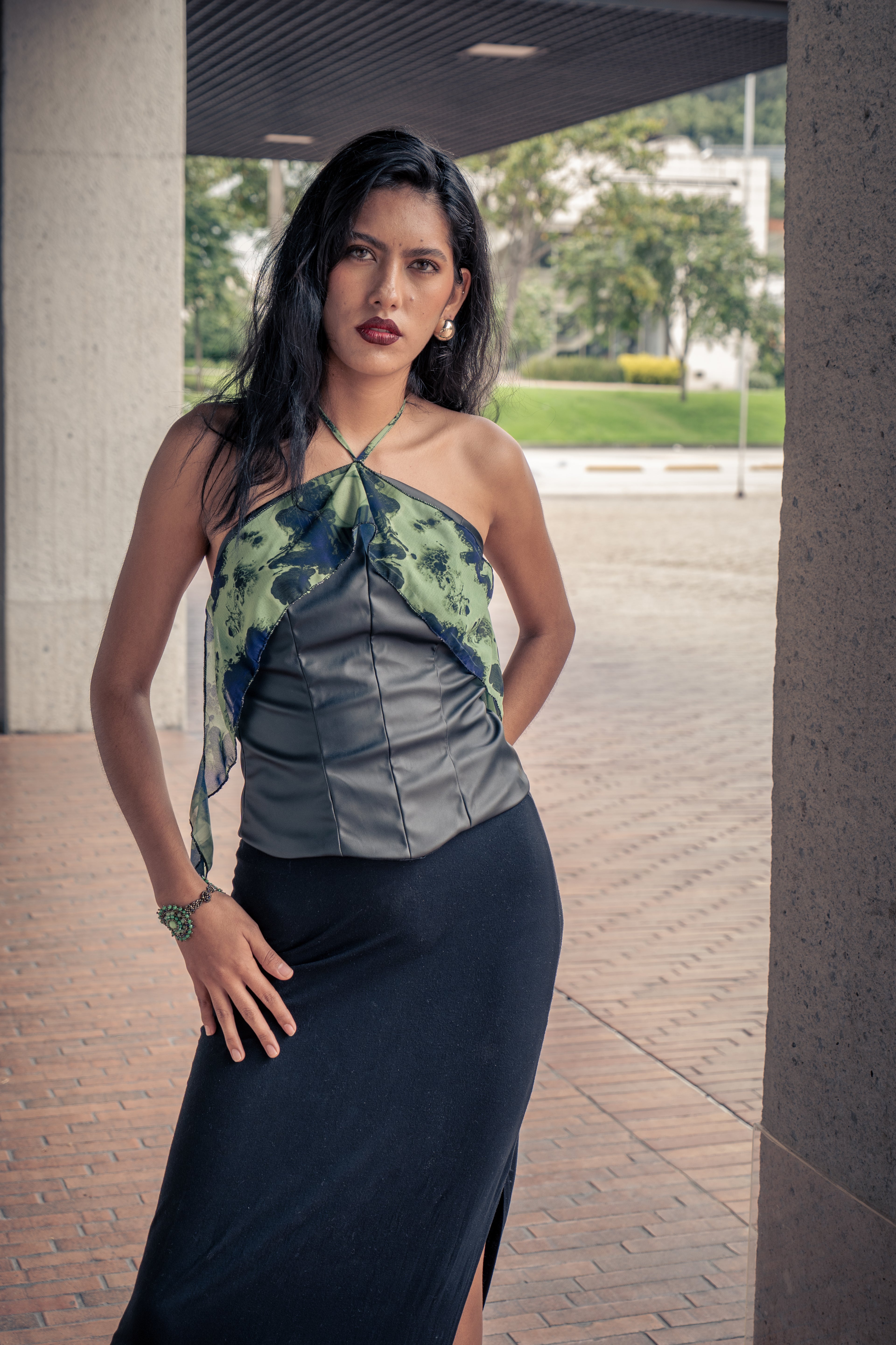Marble Switch Corset