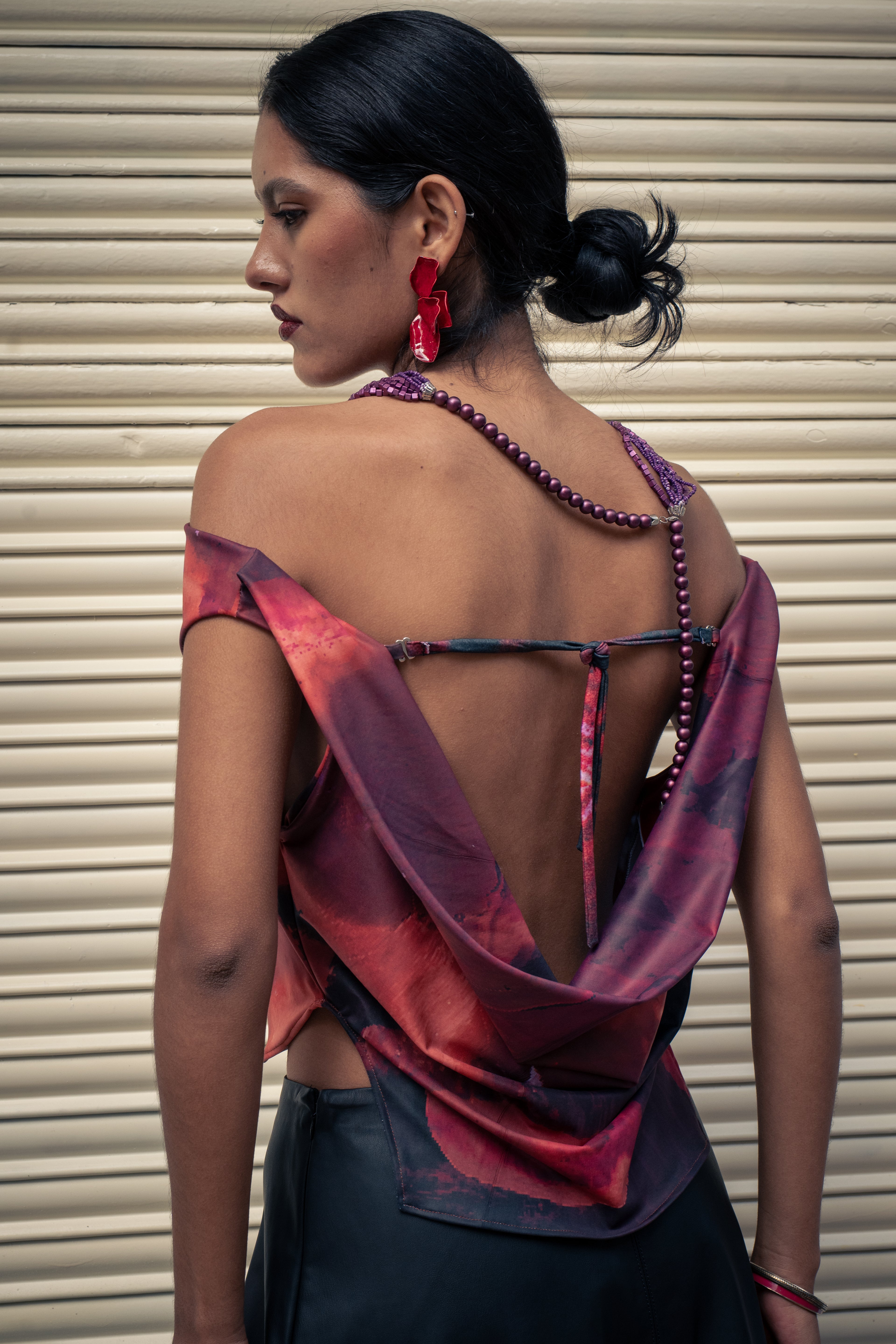 Ink draped top
